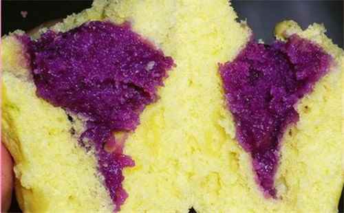 紫薯南瓜面包子