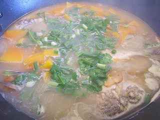 南瓜海魚湯
