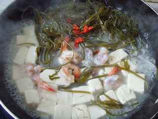 海帶蝦仁燴豆腐