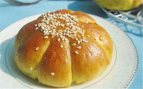 南瓜花形面包
