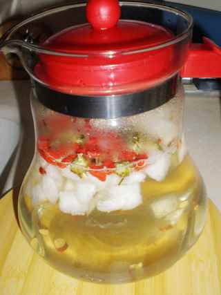 菊花水果茶