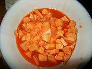 紅薯豆子粥
