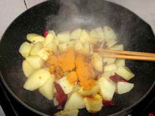 香煎咖喱土豆
