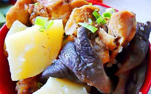 雞肉蘑菇燉土豆