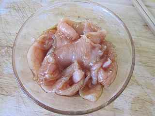 黑椒雞肉片炒蘑菇
