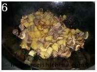 土豆蘑菇燒肉