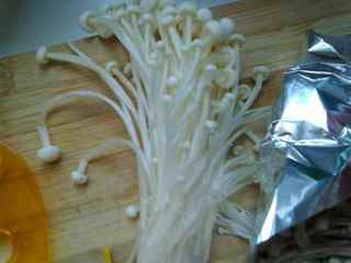 烤蔥香金針菇
