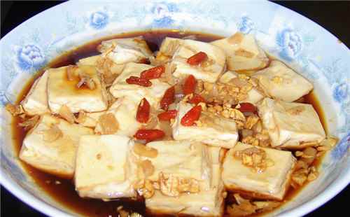 幹貝蒸豆腐