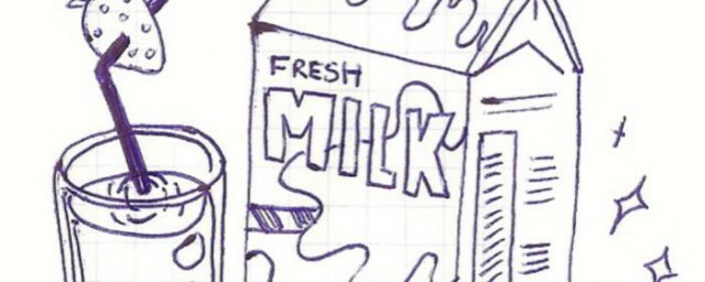 牛奶盒怎麼畫 牛奶簡筆畫步驟圖解