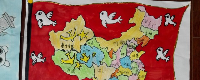 手繪中國地圖簡易教程 如何繪制簡單的中國地圖