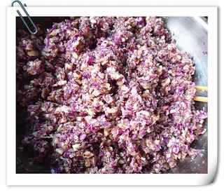 紫甘藍香菇餃子