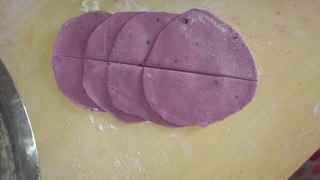 紫薯玫瑰饅頭