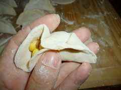 甜玉米香菇瘦肉餃