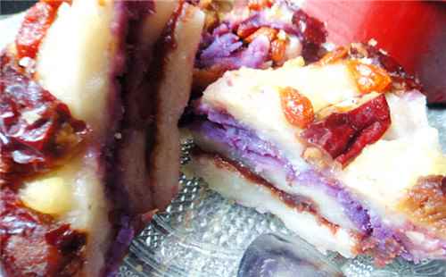 紫薯南瓜糯米糕