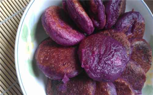 奶香紫薯餅