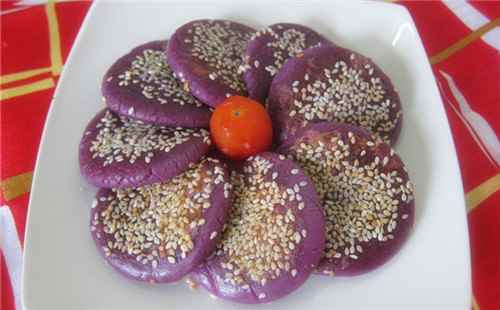 香煎紫薯餅