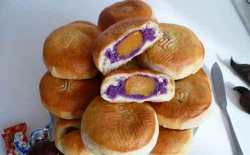 紫薯發面月餅