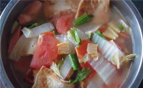 豆腐白菜湯
