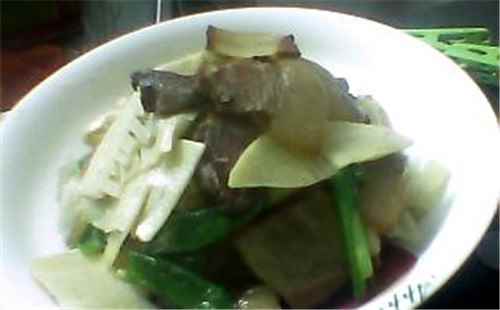 臘肉炒竹筍