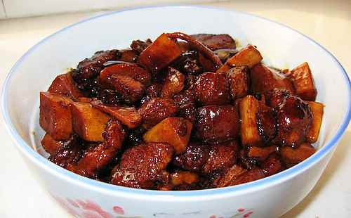 杏鮑菇紅燒肉