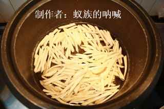 杏鮑菇炒肉絲