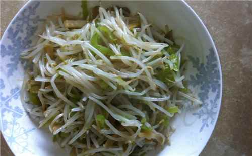 青椒豆芽菜