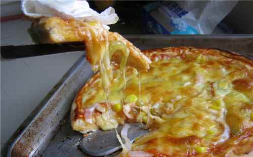 玉米粒披薩