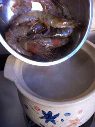 砂鍋鮮蝦粥