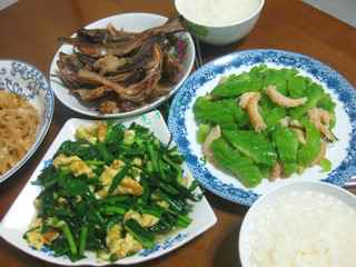 蔥油苦瓜海米
