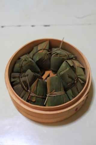 桂花蜜豆粽