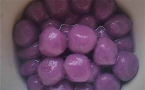 紫薯糯米小湯圓
