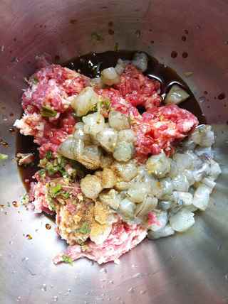 韭菜鮮蝦肉煎包