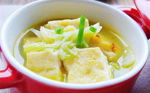 白菜燉老豆腐