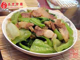 咸肉炒豬乸菜