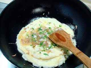 銀魚幹煎蛋