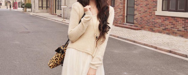 杏色長裙配什麼上衣 杏色的裙子可以配什麼上衣