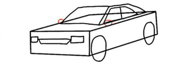 汽車的畫法 畫汽車的步驟