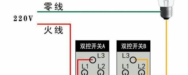 進門開燈床頭關燈怎麼接線 運用一燈雙控接線法