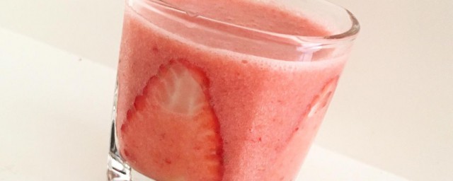 草莓豆漿的做法 和血潤膚健脾益胃