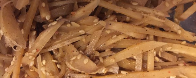 芥菜疙瘩條的醃制方法 傢庭自制醃菜