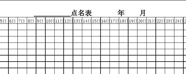 點名表上的日期如何自動更改 你知道嗎