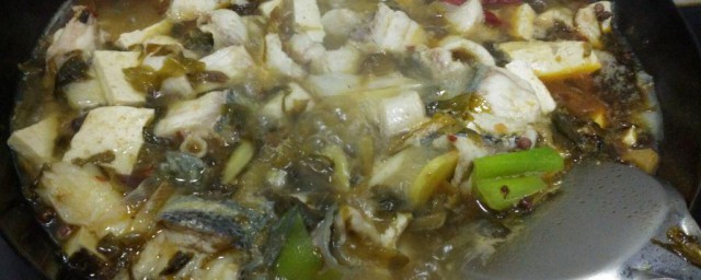 大鍋菜酸菜魚塊的做法 大鍋菜酸菜魚怎麼做