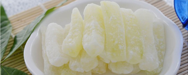 廣東冬瓜糖的制作方法 教你做出美味的甜點小吃