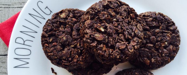 巧克力燕麥做法圖解 美味的小甜品