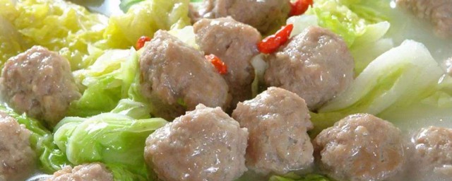 羊肉汆丸子做法圖解 很快就能做好瞭