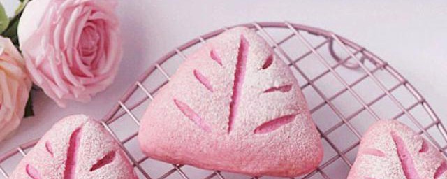 豆沙麻薯包做法圖解 粉粉嫩嫩顏色誘人