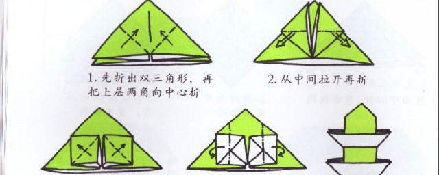 折紙塔的制作方法 多層紙塔的折法