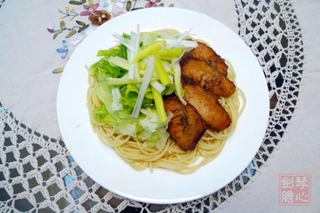 鱈魚炸醬意大利面