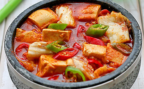 韓式辣白菜豆腐湯