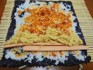 辣味火腿肉松壽司